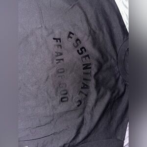 Fear of God Essentials Heather Grey Heavy Long Sleeve T-Shirt